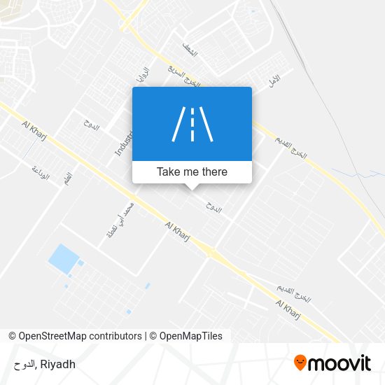 الدوح map
