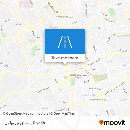 إسحاق بن بهلول map