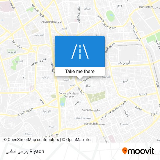 موسى السلمي map