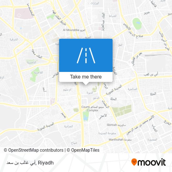 أبي غالب بن سعد map
