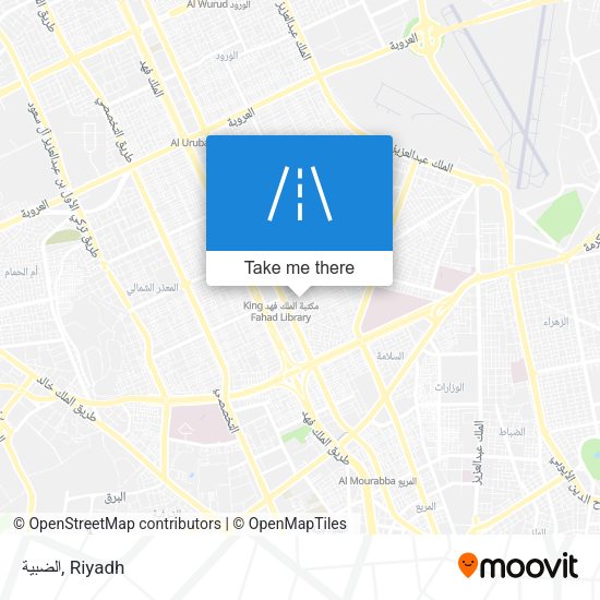 الضبية map