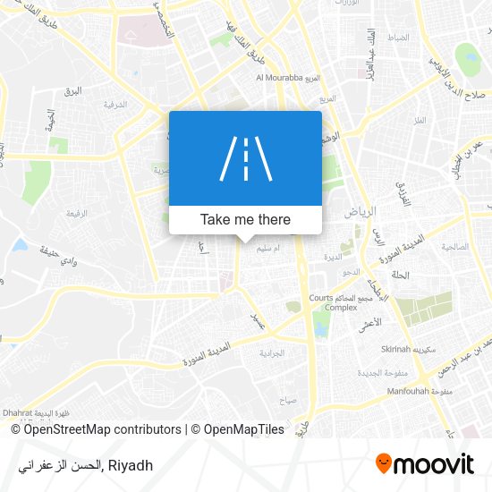 الحسن الزعفراني map