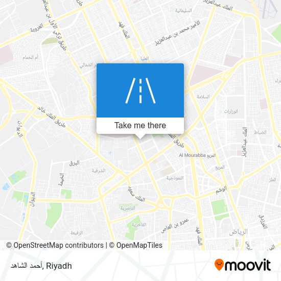 أحمد الشاهد map