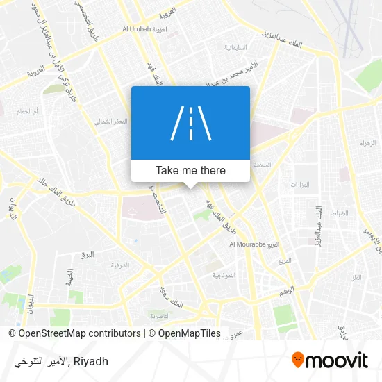 الأمير التنوخي map