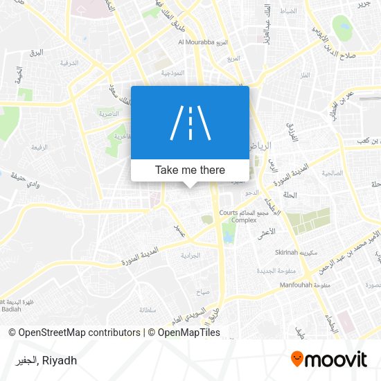 الجفير map