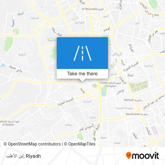 ابن الأغلب map
