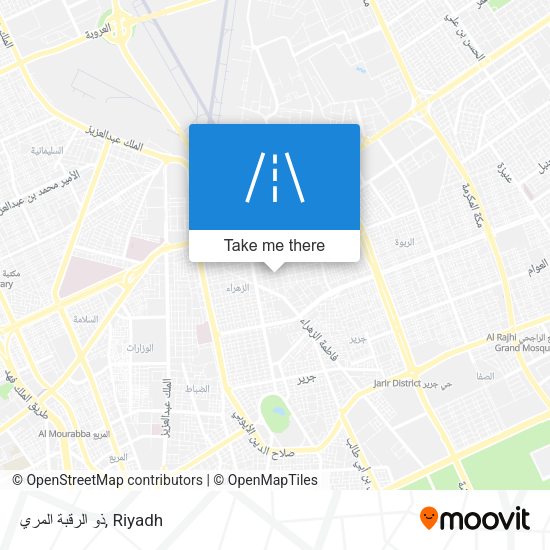 ذو الرقبة المري map