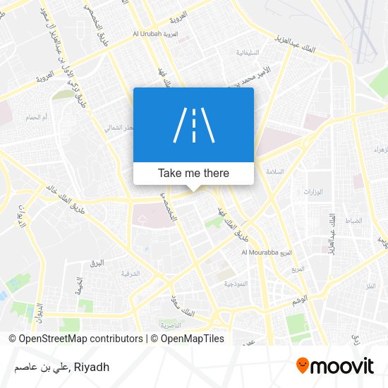 علي بن عاصم map