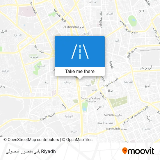 أبي منصور النصولي map