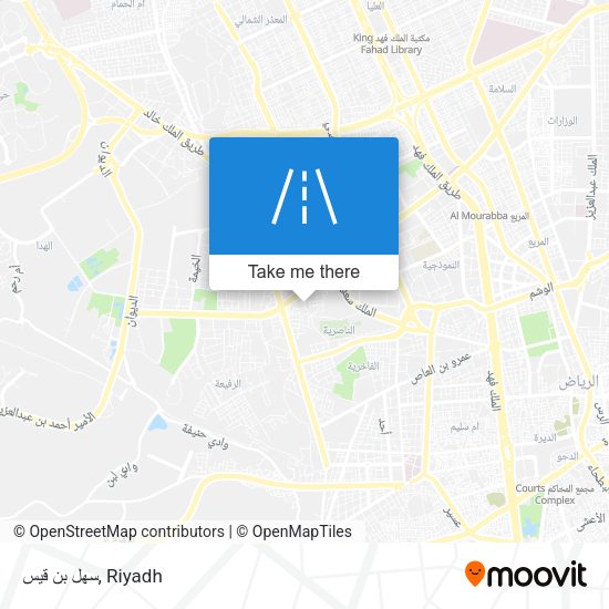 سهل بن قيس map