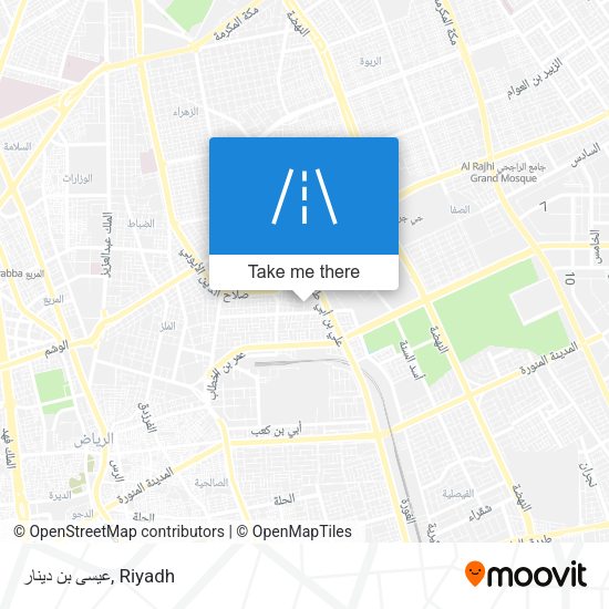 عيسى بن دينار map