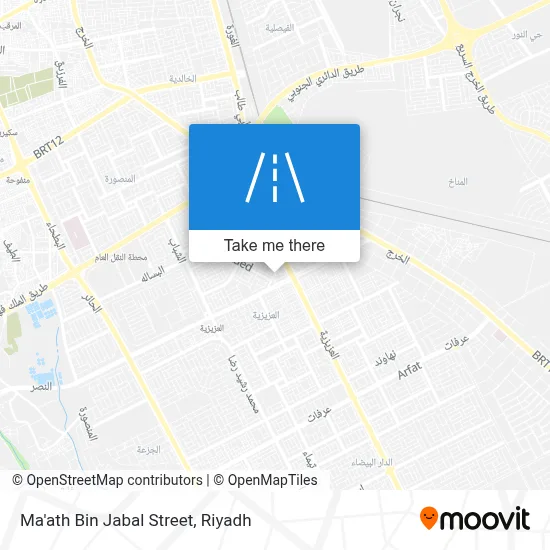 Ma'ath Bin Jabal Street map