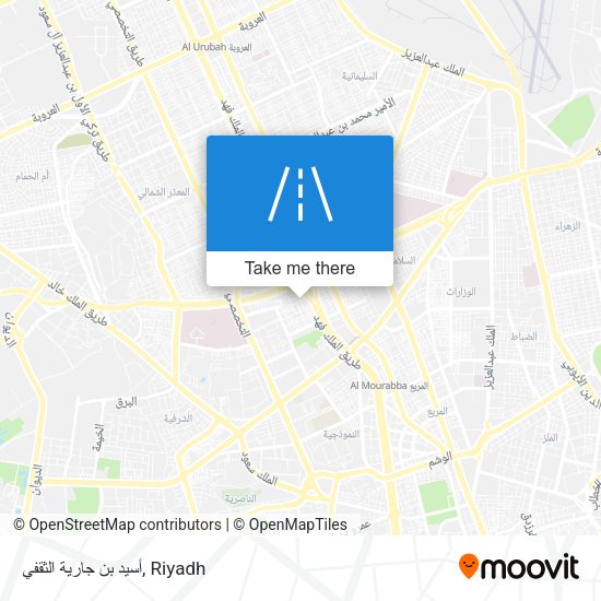 أسيد بن جارية الثقفي map