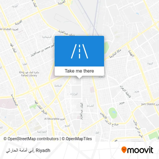 أبي أمامة الحارثي map