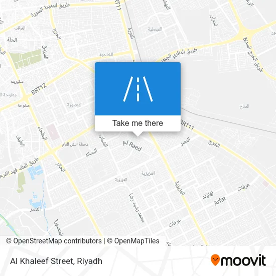 Al Khaleef Street map