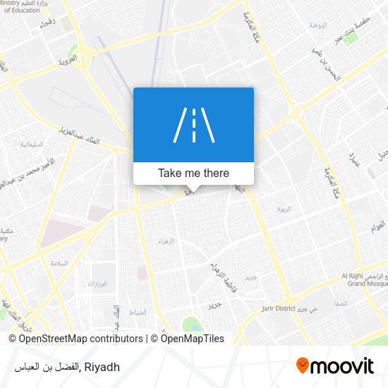 الفضل بن العباس map