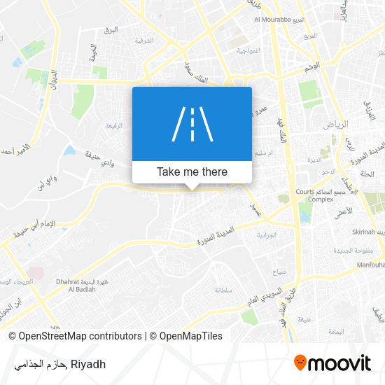 حازم الجذامي map
