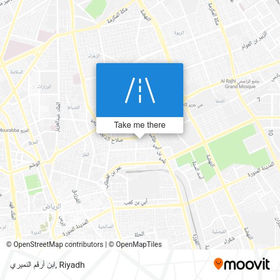 ابن أرقم النميري map