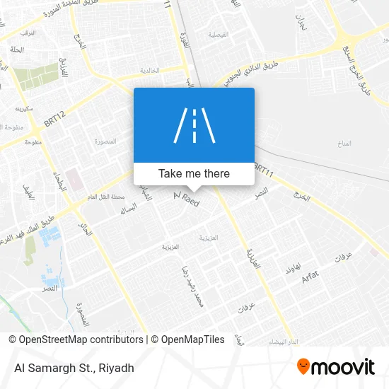 Al Samargh St. map