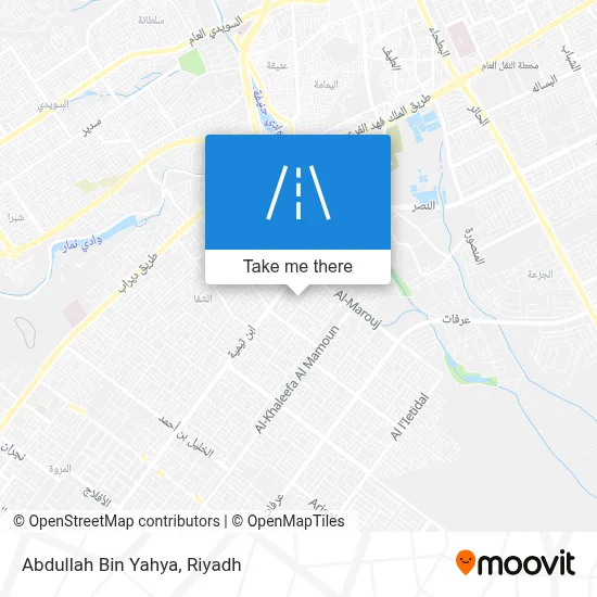Abdullah Bin Yahya map
