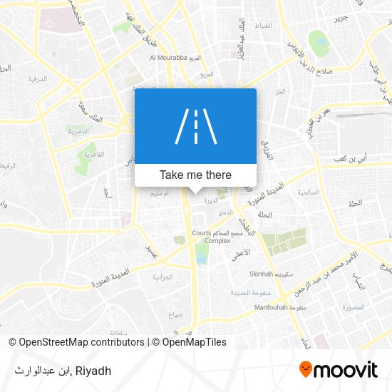 ابن عبدالوارث map