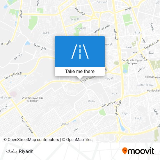 سلطانة map