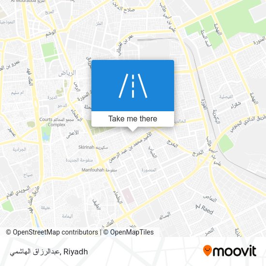 عبدالرزاق الهاشمي map