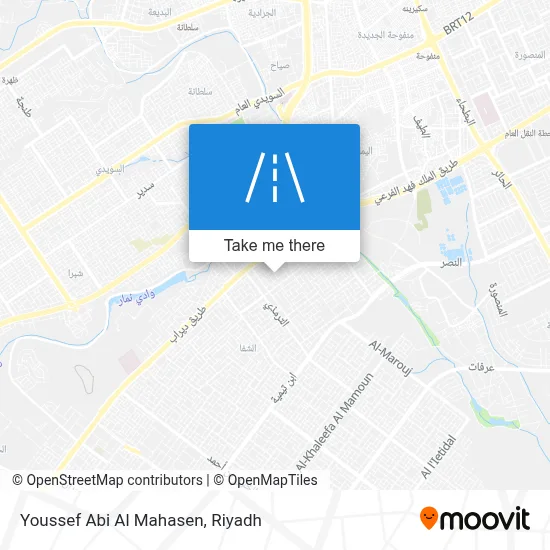 Youssef Abi Al Mahasen map