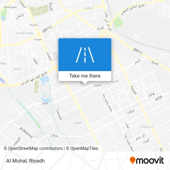 Al Mohal map