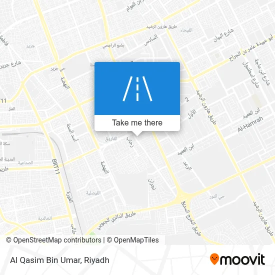 Al Qasim Bin Umar map