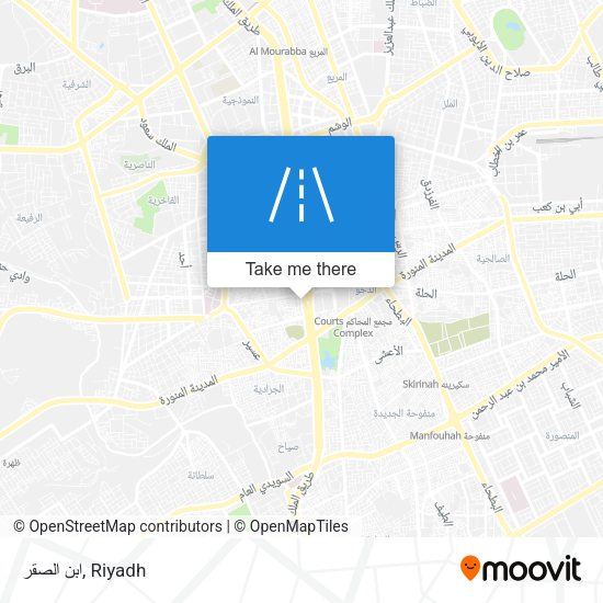 ابن الصقر map