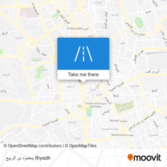 محمود بن الربيع map