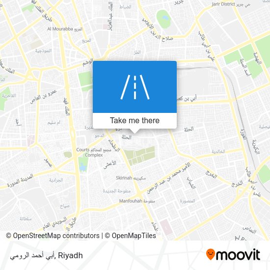أبي أحمد الرومي map