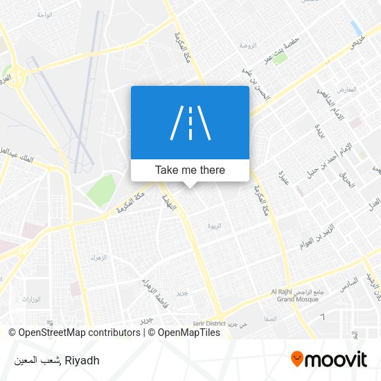 شعب المعين map