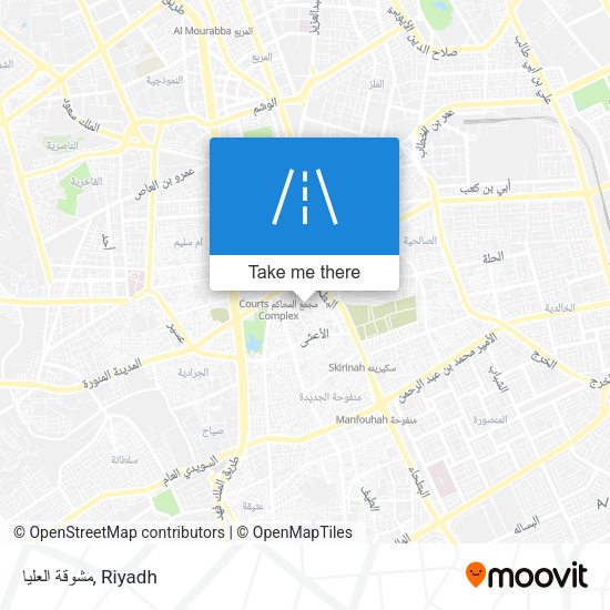 مشوقة العليا map