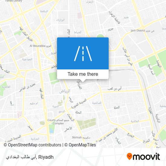 أبي طالب البغدادي map