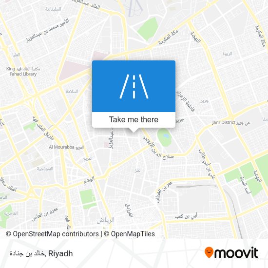 خالد بن جنادة map