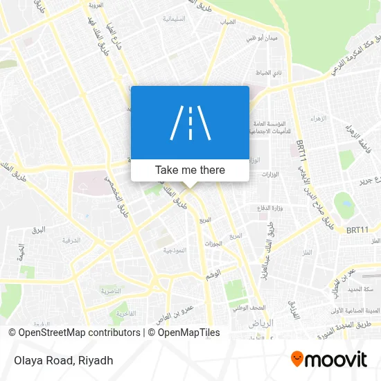 Olaya Road map