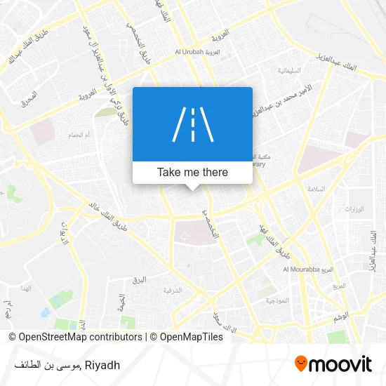 موسى بن الطائف map