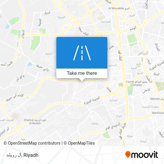 آل رويشد map