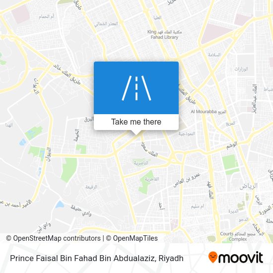 Prince Faisal Bin Fahad Bin Abdualaziz map