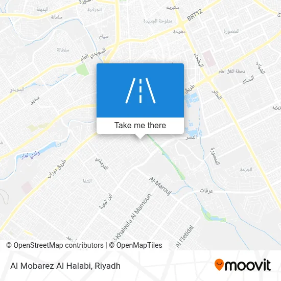 Al Mobarez Al Halabi map