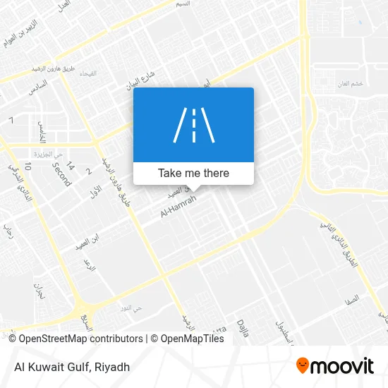 Al Kuwait Gulf map