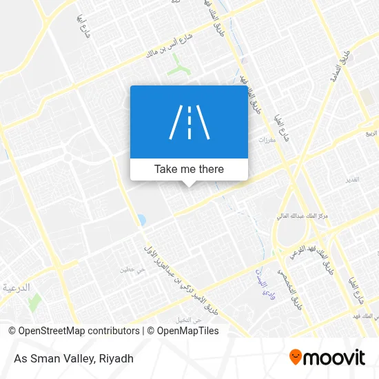 As Sman Valley map