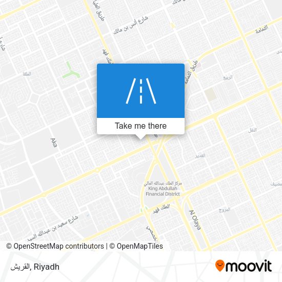 القريش map