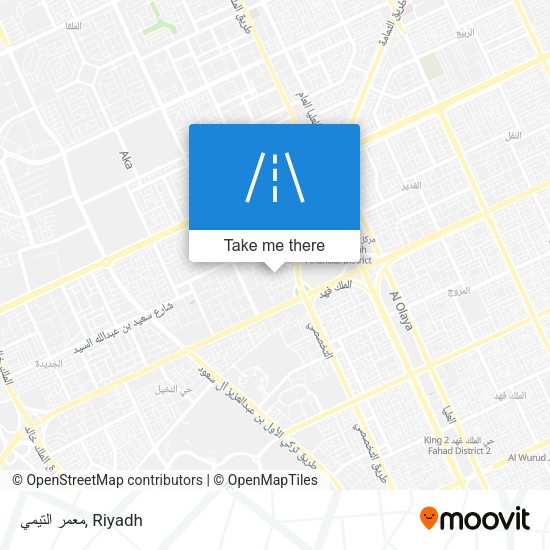 معمر التيمي map