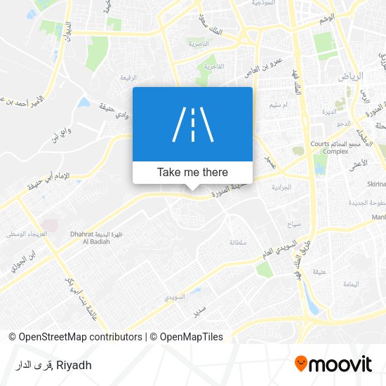 قرى الدار map