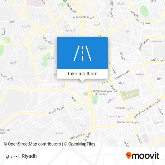 الغويري map