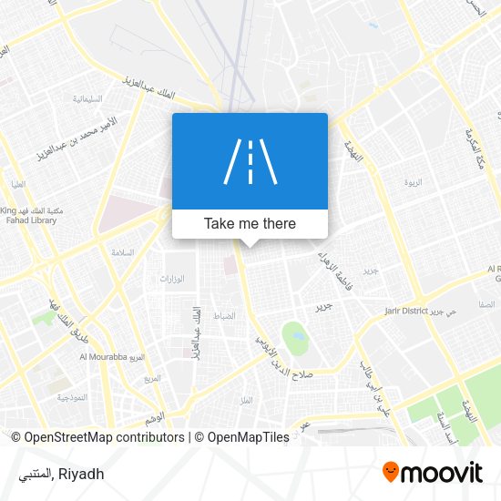 المتنبي map