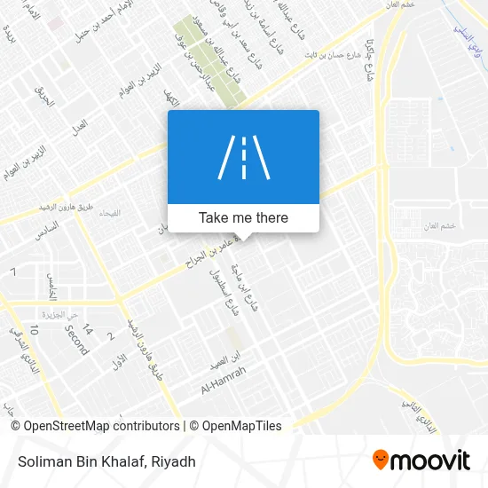 Soliman Bin Khalaf map